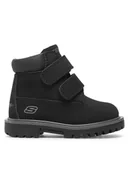 Buty dla chłopców - Skechers Trapery Mecca Sawmill 93159N/BLK Czarny - miniaturka - grafika 1