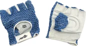 Rękawiczki rowerowe - Allright Rękawiczki sportowe rowerowe siatka Allright niebieskie rozmiar XS - miniaturka - grafika 1