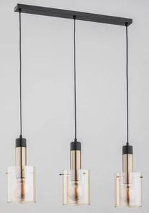 Alfa Bella lampa wisząca 3-punktowa złota 62168 - Lampy sufitowe - miniaturka - grafika 1