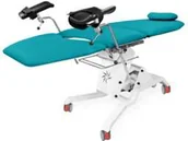 Meble i wyposażenie gabinetów medycznych - JFG.3K fotel ginekologiczny (urologiczny) elektryczny na kołach - miniaturka - grafika 1