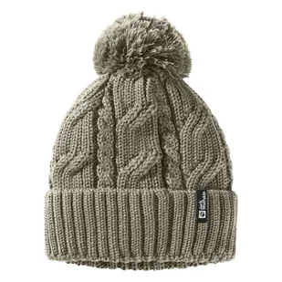 Czapka zimowa Jack Wolfskin POMPOM BEANIE seal - ONE SIZE - Czapki męskie - miniaturka - grafika 1
