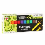 Masy plastyczne - Starpak Plastelina 12 kolorów  Pixel Game pudełko 1/40 - miniaturka - grafika 1