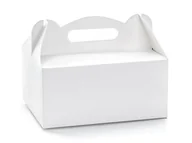 Wesele i ślub - Partydeco Ozdobne pudełka na ciasto, biały, 19x14x9cm (1 op. / 10 szt.)" PUDCS18-008 [13989297] - miniaturka - grafika 1