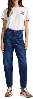 Spodnie damskie - Pepe Jeans Rachel Jeansy damskie, Niebieski Denim Dp2, 25W x 34L - grafika 1