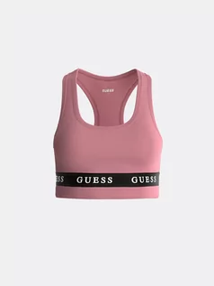 Biustonosze - Biustonosz treningowy damski GUESS ALINE TOP ECO STRETCH JERSEY - Guess - grafika 1