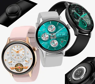 Rubicon  RNCF10 Różowy - Smartwatch - miniaturka - grafika 12