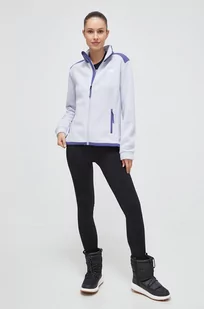 The North Face bluza sportowa kolor niebieski gładka - Bluzy damskie - miniaturka - grafika 1