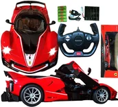 Zabawki zdalnie sterowane - Autko Zdalnie Sterowane FERRARI FXX K EVO OTWIERANE DRZWI Rastar Samochód Auto Na Pilot 2,4GHz RC 1:14 - miniaturka - grafika 1