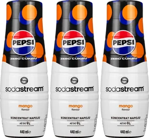 3x Syrop do SodaStream Pepsi Max Mango 440ml - Syropy i koncentraty owocowe - miniaturka - grafika 1
