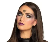 Dodatki do strojów karnawałowych - Soczewki kontaktowe "Pentagram" - 7 dniowe - miniaturka - grafika 1