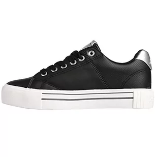 Kappa Logo TUDY, Trampki damskie, A26 Black-Grey Silver, 39 EU, A26 Czarny Szary Srebrny, 39 EU - Trampki damskie - miniaturka - grafika 1