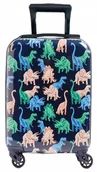 Walizki - Dinozaury Dinozaur Walizka Na Kólkach Dziecięca Podróżna Szyfr Na Wakacje - miniaturka - grafika 1