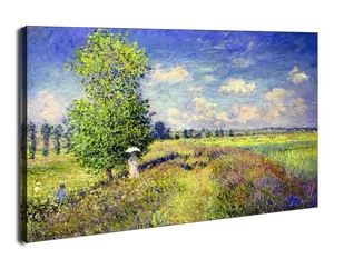 The summer poppy field, Claude Monet - obraz na płótnie Wymiar do wyboru: 70x50 cm - Obrazy i zdjęcia na płótnie - miniaturka - grafika 1