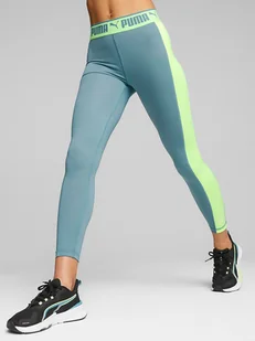 Puma Legginsy sportowe "Train" w kolorze błękitnym - Spodnie sportowe damskie - miniaturka - grafika 1
