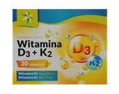 Witaminy i minerały - Witamina D3 + K2 x 30 kaps. - miniaturka - grafika 1