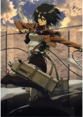 Plakat Anime Attack on Titan aot_008 A3 (custom)