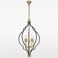 Lampy sufitowe - Cosmo Light Lampa wisząca NASHVILLE P05186BK AU P05186BK AU - miniaturka - grafika 1