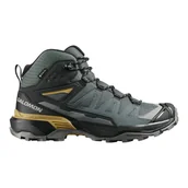 Buty trekkingowe męskie - Męskie buty outdoorowe Salomon X Ultra 360 MID GTX Urban Chic/Black/Brilliant Olive UK 11 - miniaturka - grafika 1