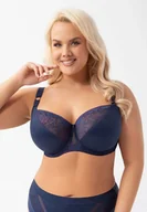 Biustonosze - Gorsenia Biustonosz Astrid K970 Granatowy Granatowy 95 G - miniaturka - grafika 1