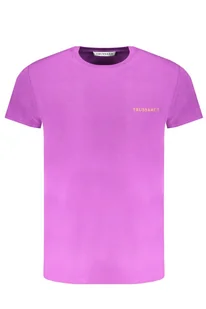 FIOLETOWY T-SHIRT MĘSKI Z KRÓTKIM RĘKAWEM TRUSSARDI - Trussardi - Koszulki męskie - miniaturka - grafika 1