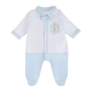 Pajac bawełniany Don niebieski 74 - Pajacyki dla niemowląt - miniaturka - grafika 1