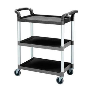 Wózek kelnerski 3-półkowy do 136 kg, 835x413x965 mm CAMBRO, BC331KD110 - Wózki na żywność - miniaturka - grafika 1