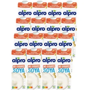 Alpro Napój Sojowy Bez Cukru Zestaw 16 x 1 l - Napoje roślinne Alpro Napój Sojowy Bez Cukru Zestaw 16 x 1 l - Napoje roślinne - miniaturka - grafika 1