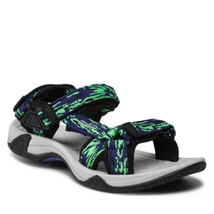 Sandały CMP - Kids Hamal Hiking Sandal 38Q9954J B.Blue/Verde Fluo 22NL - Sandały damskie - miniaturka - grafika 1