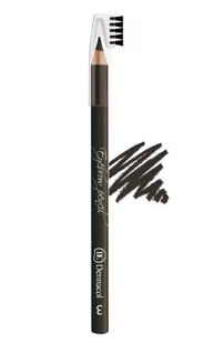 Dermacol Eyebrow Pencil No.3 1,6g W Cień do powiek Odcień 3 12306 - Cienie do powiek - miniaturka - grafika 1