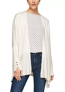 s.Oliver BLACK LABEL Damski sweter kardigan 150.10.108.17.158.2103596, 02W / 3L, M - Swetry damskie - miniaturka - grafika 1