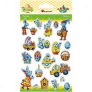 Zabawki kreatywne - Hasta Naklejki wypukłe Wielkanoc - miniaturka - grafika 1