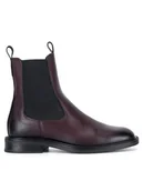 Botki damskie - Gino Rossi Sztyblety PETRA-124 Bordowy - miniaturka - grafika 1