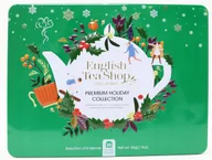Herbata - Metalowa Puszka Premium Holiday Collection Green 36 Ekologicznych Saszetek - miniaturka - grafika 1