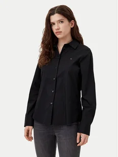 Tommy Hilfiger Koszula WW0WW44084 Czarny Regular Fit - Koszule damskie - miniaturka - grafika 1