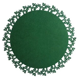 podkładka filcowa PIOLO średnica 38 cm zielony - Obrusy i serwetki - miniaturka - grafika 1