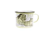 Kuchnia turystyczne i akcesoria - The Big 5 of Africa Kubek emaliowany Lion zielony 5907622661396 - miniaturka - grafika 1