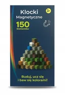 Klocki - Klocki magnetyczne dla dzieci – świat kostek, 150 elementów (B035) - miniaturka - grafika 1