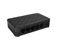 Switche - Ruijie Networks RG-ES08 łącza sieciowe Nie zarządzany Fast Ethernet (10/100) Czarny RG-ES08 - miniaturka - grafika 1