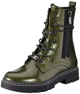 Kozaki damskie - Tom Tailor Damskie buty 4292405, półdługie kozaki, Forest, 42 UE - miniaturka - grafika 1
