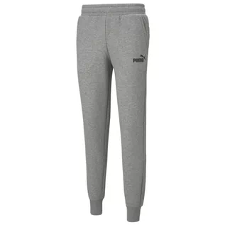 Spodnie sportowe męskie - Puma Essentials Logo Pants, męskie spodnie dresowe, Szare - grafika 1