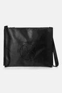 Torebki damskie - Duża, płaska listonoszka Nobo w czarnym kolorze - miniaturka - grafika 1