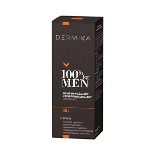 Dermika 100% For Men Silnie Nawilżający Krem Rewitalizujący 30+ krem do twarzy 50ml - Kosmetyki do pielęgnacji twarzy męskie - miniaturka - grafika 6