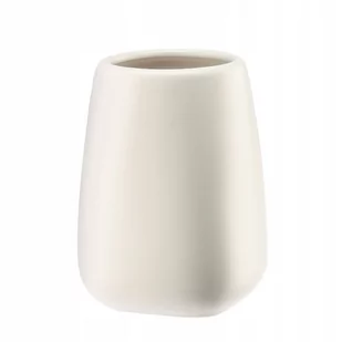 Kubek Ceramiczny Na Szczoteczki Pastello Biały - Kubki na szczoteczki do zębów - miniaturka - grafika 1
