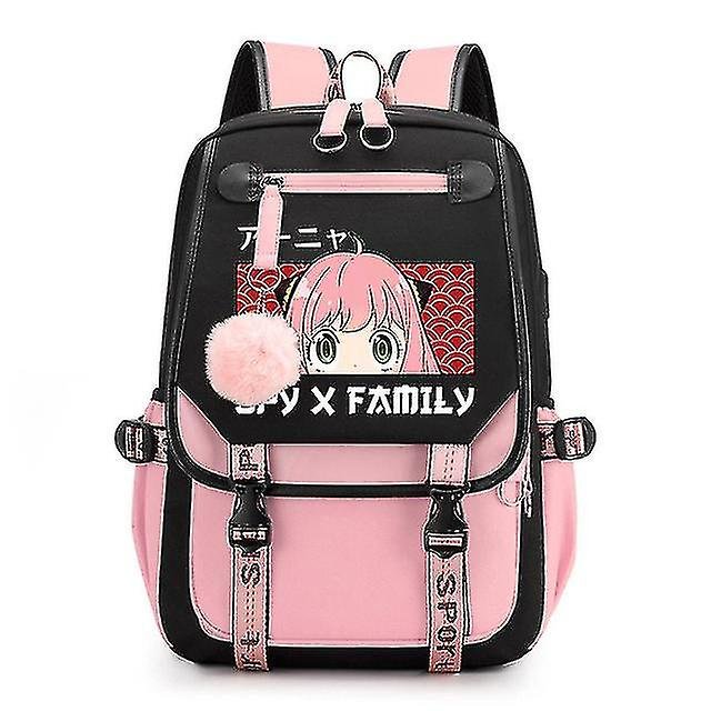 Spy X Family Anya Forger Plecaki Anime Wodoodporna torba na laptopa Torby szkolne dla dzieci Dziewczęca torba podróżna Tornister Mochila wysoka jak...
