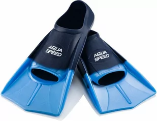 Aqua-speed Płetwy treningowe AquaSpeed krótkie 02 niebiesko-granatowe Rozmiar buta: 31-32 2722_NG_31-32 - Sprzęt do nurkowania - miniaturka - grafika 1