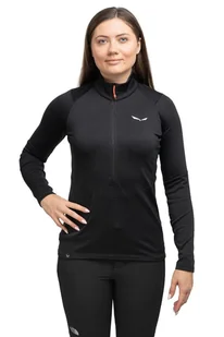 Bluza puez pl hz fleece women-black out - SALEWA - Bluzy damskie - miniaturka - grafika 1