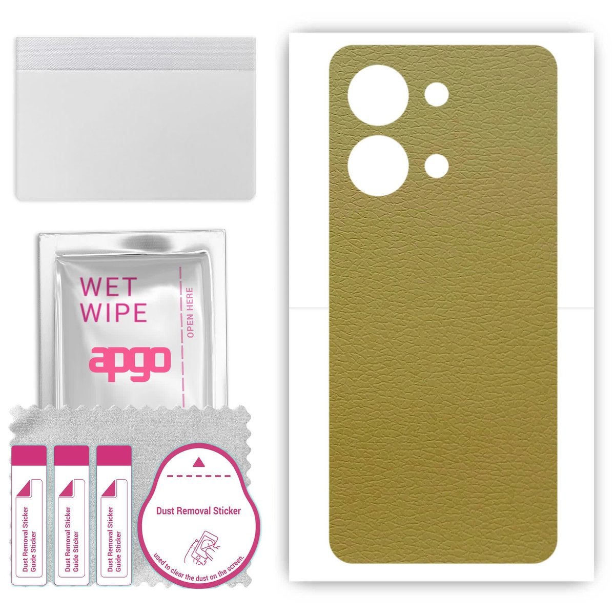 Folia naklejka skórka strukturalna na TYŁ do OnePlus Ace 2V - Skóra Oliwkowa - apgo SKINS