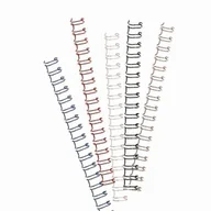 Artykuły biurowe - Grzbiet drutowy 3:1 11mm do 80 kartek biały OPUS O.WIRE 100szt. /3A11BIA100/ - miniaturka - grafika 1