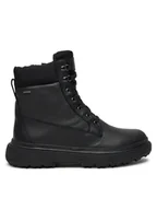 Botki damskie - Geox Trapery D46XMB 08511 C9999 Czarny - miniaturka - grafika 1