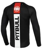 Kimona, stroje i obuwie - Longsleeve Rashguard PIT BULL HILLTOP SPORTS czarny-L - miniaturka - grafika 1